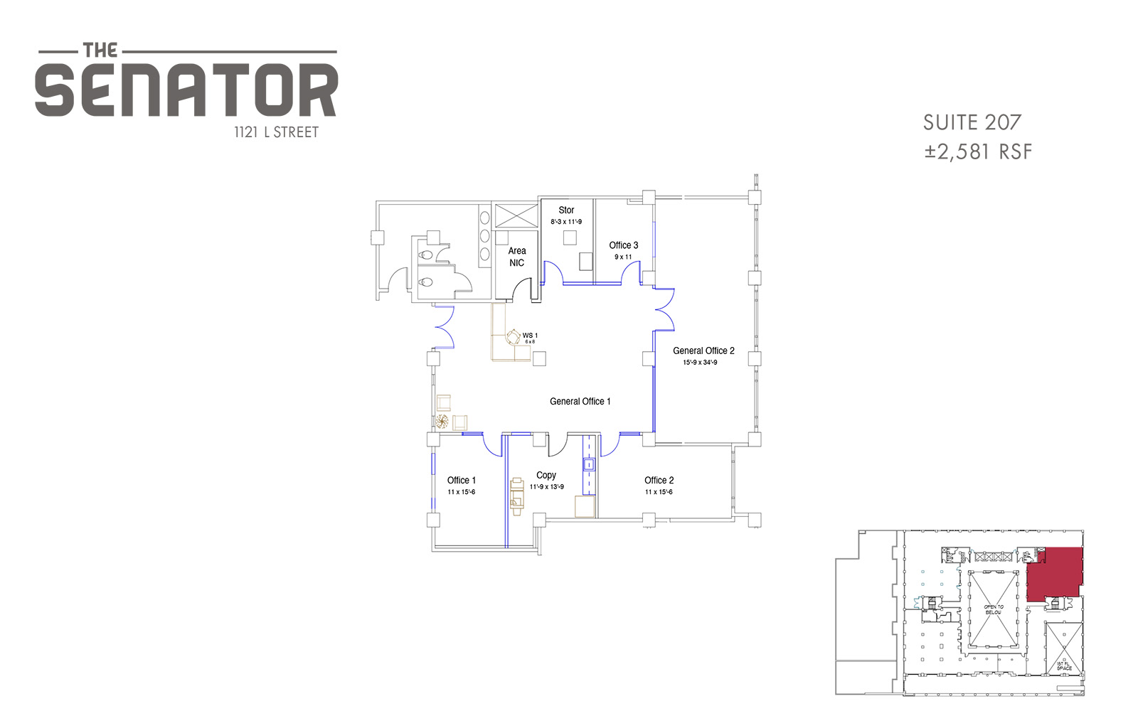 Suite 207 - The Senator